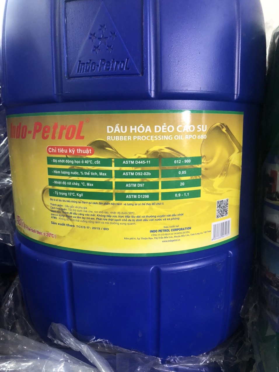 Dầu hóa dẻo Cao su RPO 140
